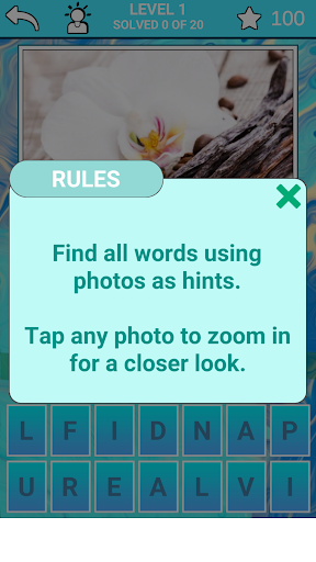 1 word Screen 3