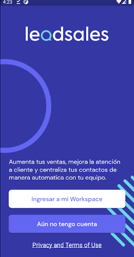 Leadsales Screen 2