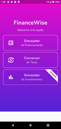 Simulador de financiamentos Screen 3