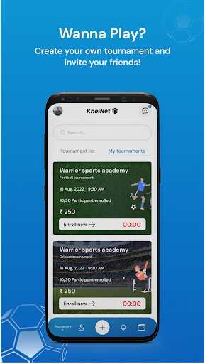 Android application KhelNet-The Sports Destination screenshort