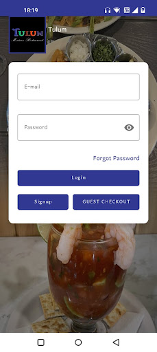Android application Tulum screenshort