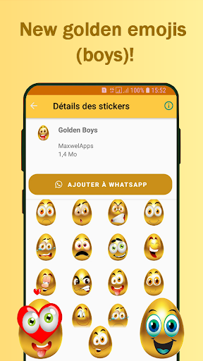 DISC. Emojis Stickers - WAStic Screen 3