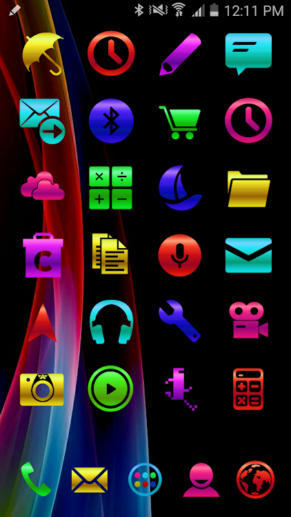 ICON PACK COLORS METAL THEME - 2.1 - (Android)