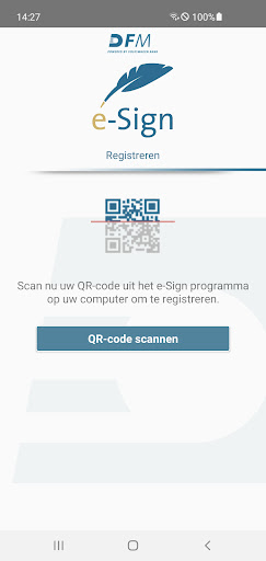 Android application DFM e-Sign screenshort