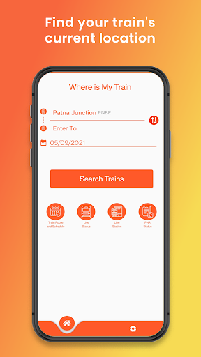 Android application Where is My Train - IRCTC rail screenshort
