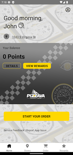 Android application Pizzava screenshort