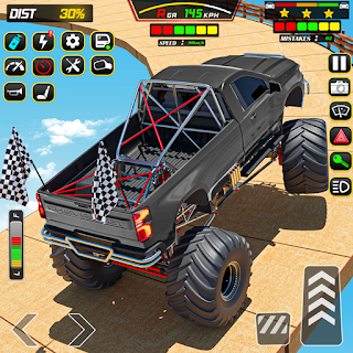 Monster Truck Stunt Car Games apk