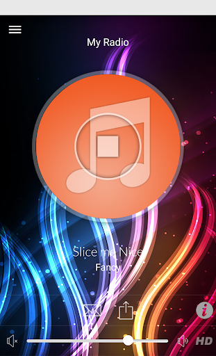 Android application ShowAgenten Radio screenshort