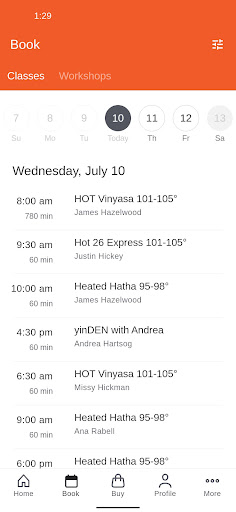 Hot Yoga Om Screen 2