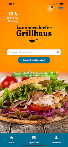 Android application Lammersdorfer Grillhaus screenshort
