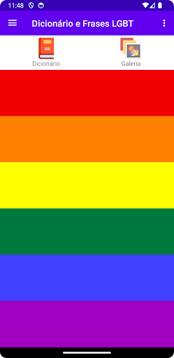 Android application Dicionário e Frases LGBT screenshort