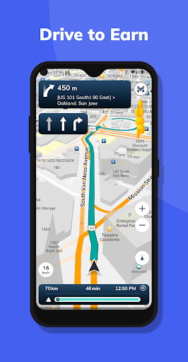 Android application MapMetrics Web3 Offline Navi screenshort