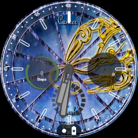 Cancer zodiac symbol WatchFace Screen 2