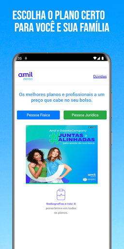 Android application Amil Dental - Contratar Online screenshort