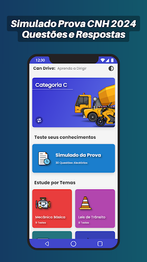 Android application Simulado Prova CNH 2024 screenshort