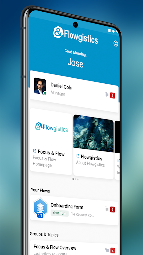 Android application Flowgistics screenshort