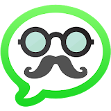 Mustache Anonymous Texting SMS icon