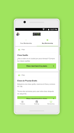 Android application Fit 78 App screenshort