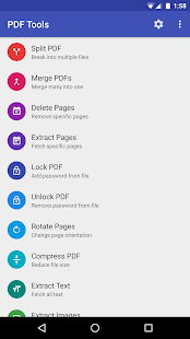 PDF Tools Ekran görüntüsü