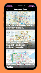 Amsterdam Metro & Tram Map