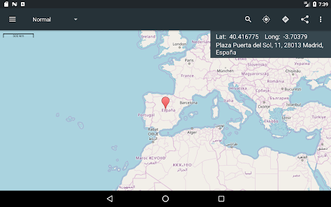Screenshot 10 Mapa Coordenadas Pro android