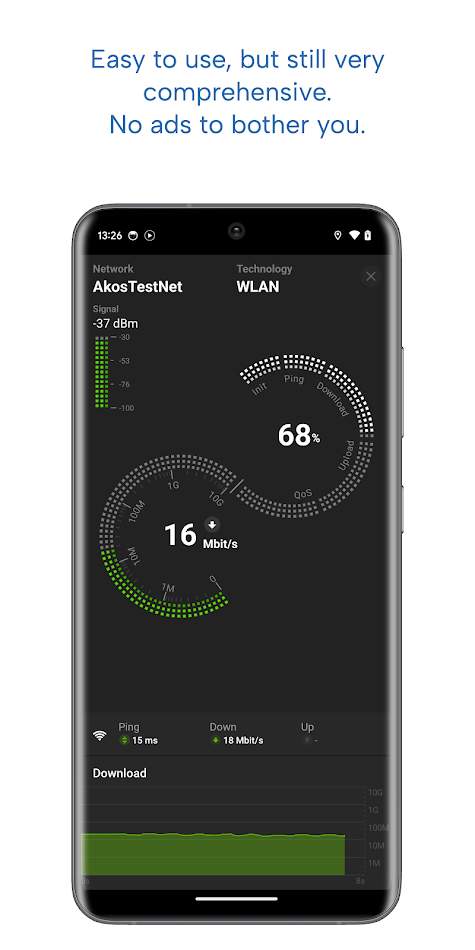 #3. AKOS Test Net (Android) โดย: Agencija za komunikacijska omrežja in storitve RS