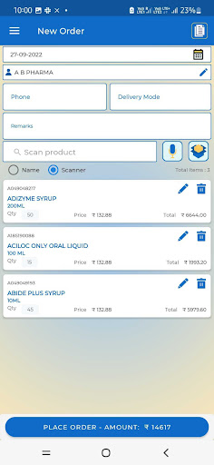 Android application Saral Gainbooks screenshort