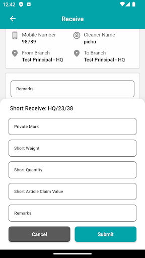 ZEALIT TMS LR App Screen 3