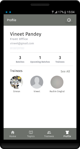 VLearn Mentor Screen 3