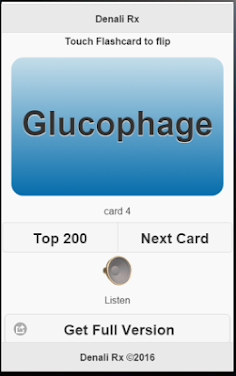 Pharmacy Flashcards Demo - Screenshot 1