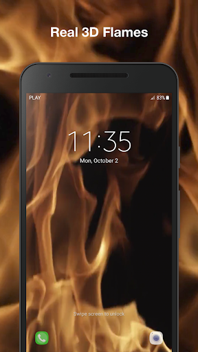 Flames Live Wallpaper Screen 3