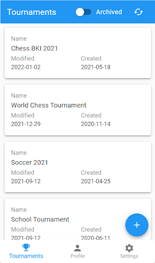 Android application Swiss system online screenshort