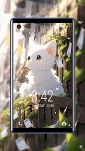 Anime Kitten Wallpaper