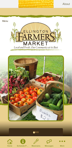Android application FarmersMrkt screenshort