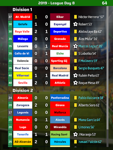 Android application Elifoot 22 PRO screenshort
