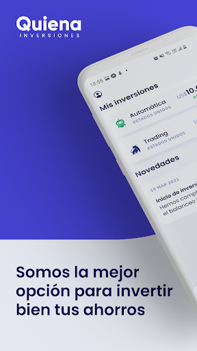 Android application Quiena inversiones screenshort