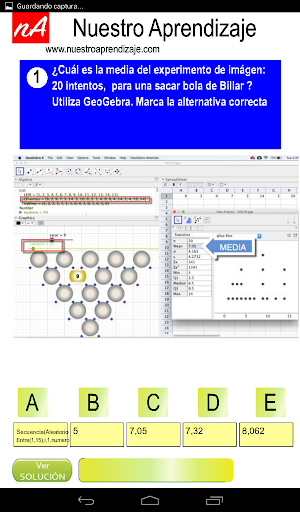Media para intentos diferentes Screen 2