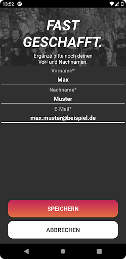 Android application Held für die Welt screenshort