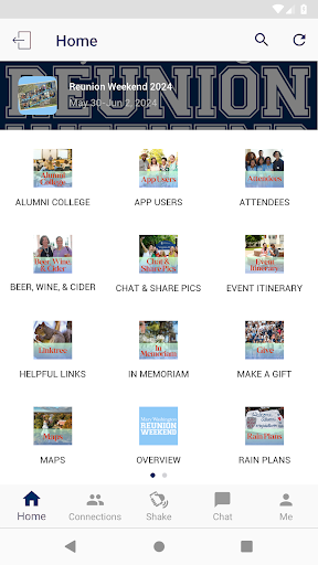 Mary Washington Alumni Events Screen 3