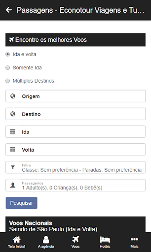 Econotour Viagens e Turismo Lt Screen 3