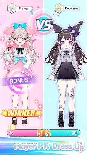 Android application Dress Up! Shining Anime Star screenshort