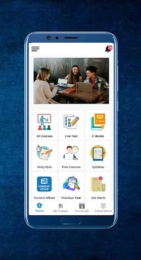 Android application Examfact Academy screenshort