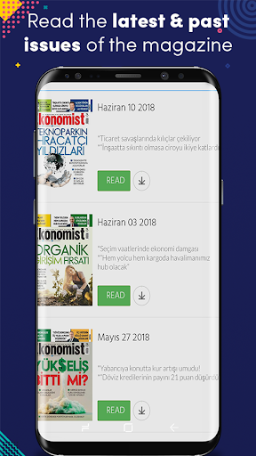 Android application Ekonomist Dergisi screenshort