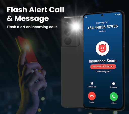 Android application Flash Light screenshort