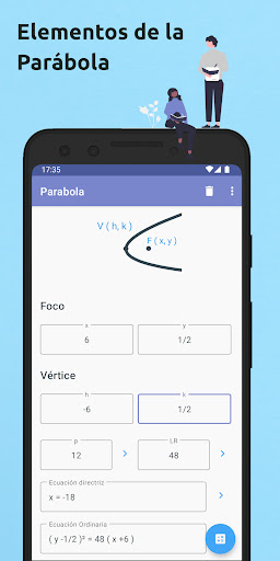 Vista previa de la aplicación