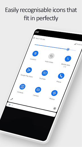 Screenshot of Tile Shortcuts: Quick settings