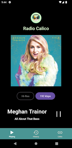 Android application Radio Calico screenshort
