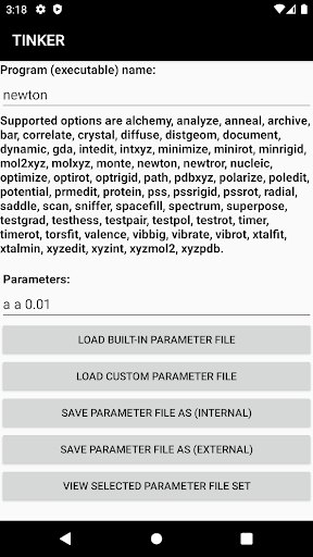 Android application TINKER screenshort