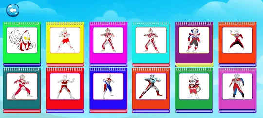 Ultraman Coloring Game