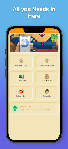 Android application Rail Sheba - Railway e-Ticket screenshort